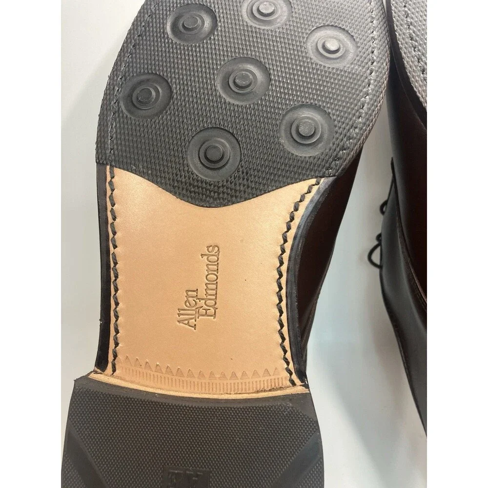 Allen Edmonds Burton Men’s Oxford Dress Shoes Brown Leather Sz 10 D EUC